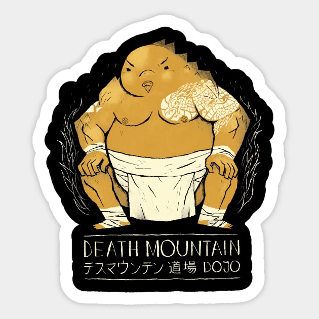 death mountain dojo Sticker by Louisros